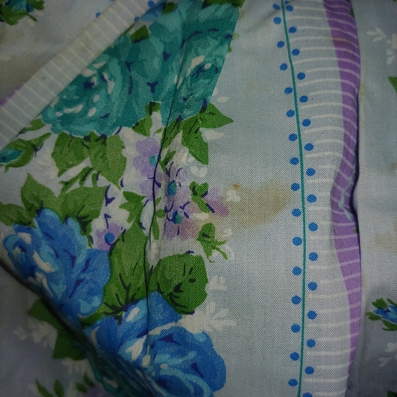 Gorgeous! Vintage Handmade Full Maxi Floral Apron - Picture 7 of 13